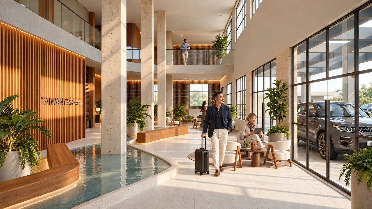 Lobby. Perspectiva ilustrada.