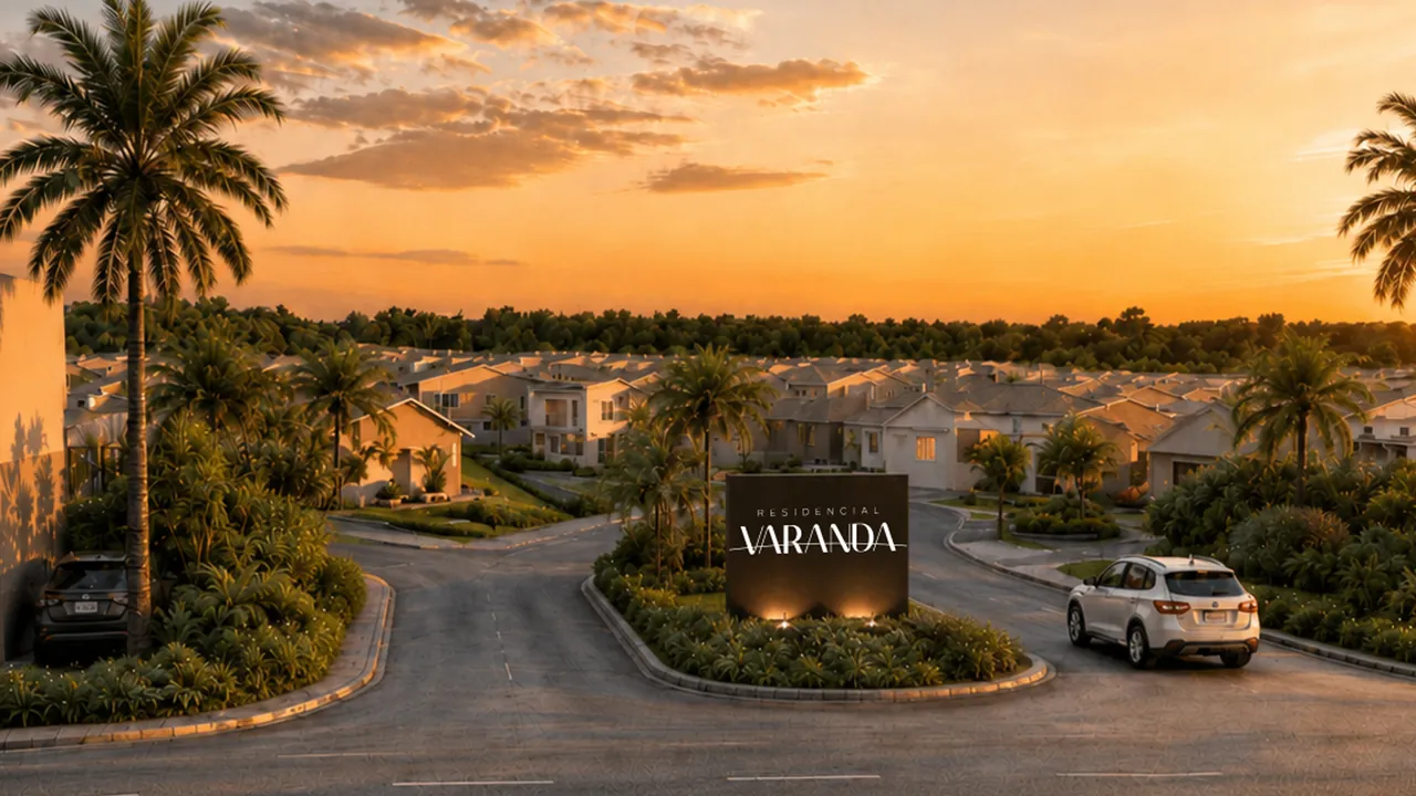 Residencial Varanda. Perspectiva ilustrada.